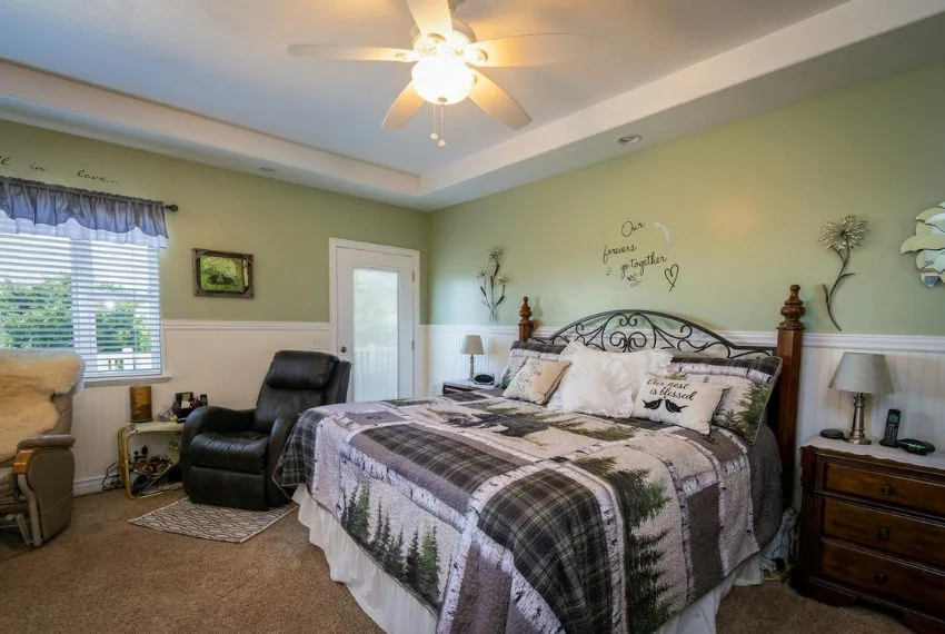 Carpeting in bedroom for cozy look