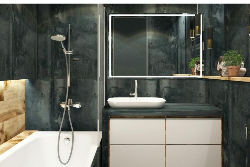 Custom & Space saving vanity depth
