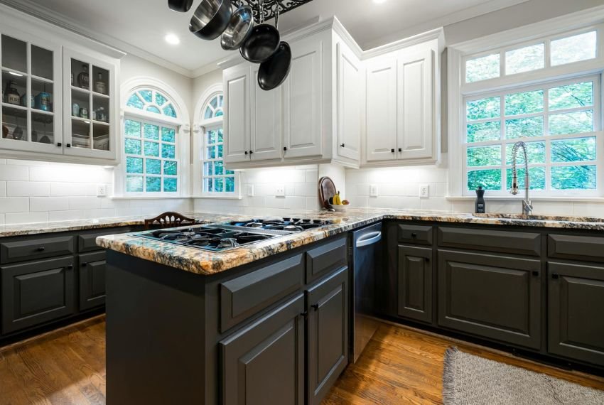 Custom shape kitchen window