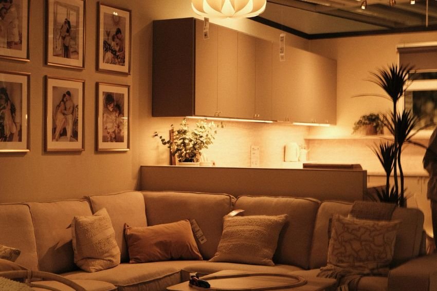Sofas With Cushion in Living Room