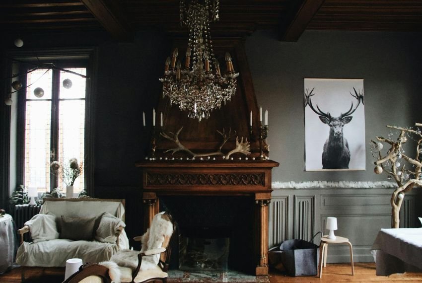 Statement Chandeliers in living room