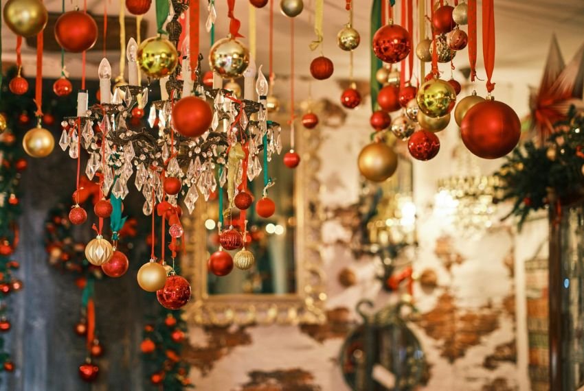 Floating Christmas Baubles