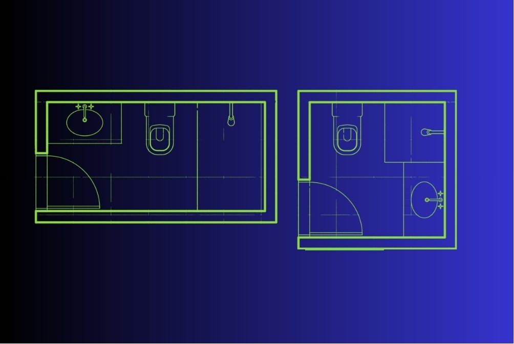 small bathroom dimensions
