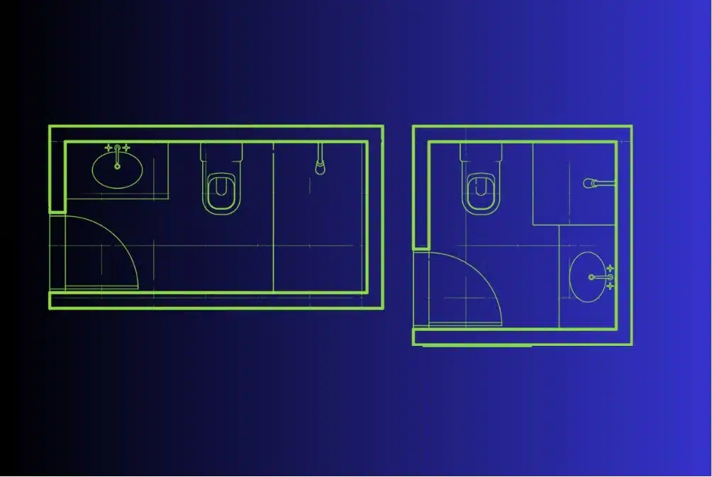 small bathroom dimensions