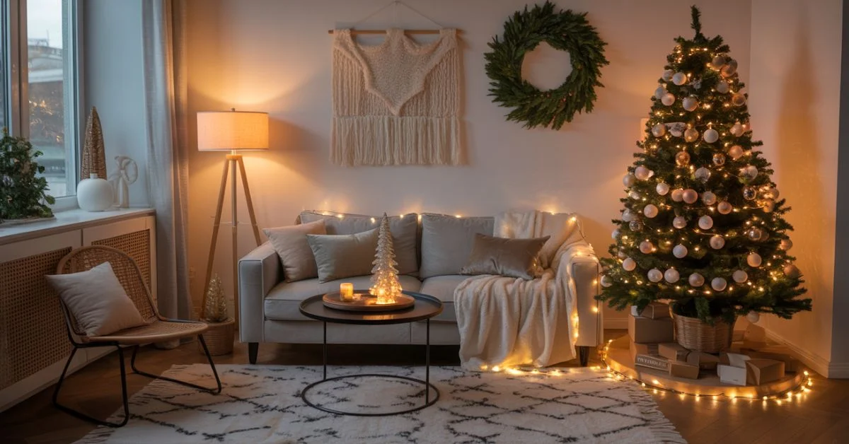 20+ Ways To Decorate Small Apartments For Christmas | Compact Holiday ...
