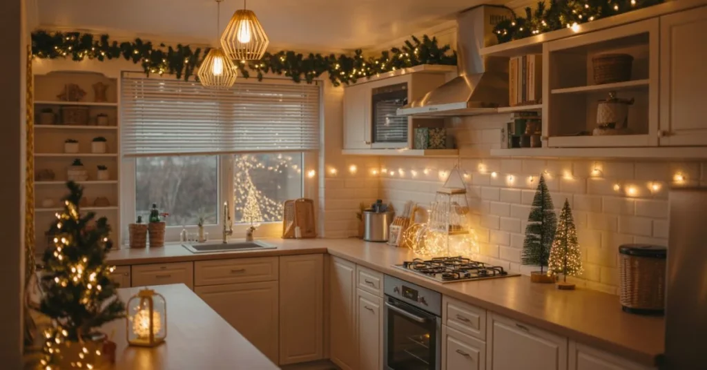 Kitchen Christmas Lighting