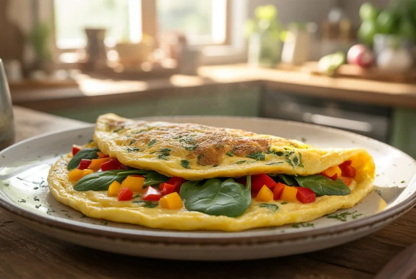 One-Pan Veggie Omelette