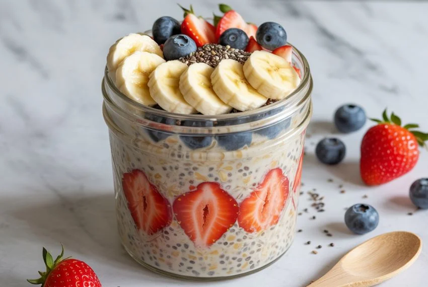 Overnight Oats with Fruits