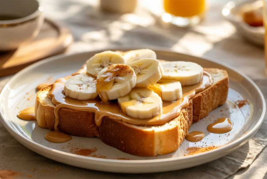 Peanut Butter Banana Toast