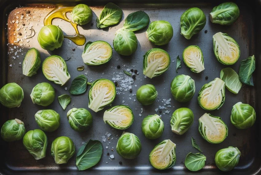 Roasted Brussels sprouts