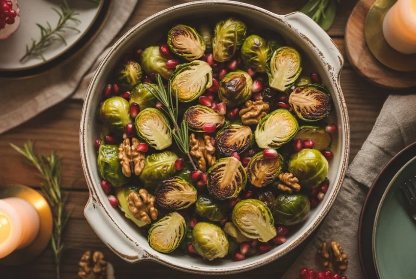 Roasted Brussels sprouts