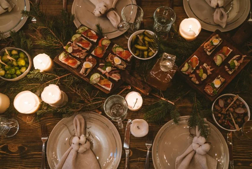 farmhouse Thanksgiving tablescape