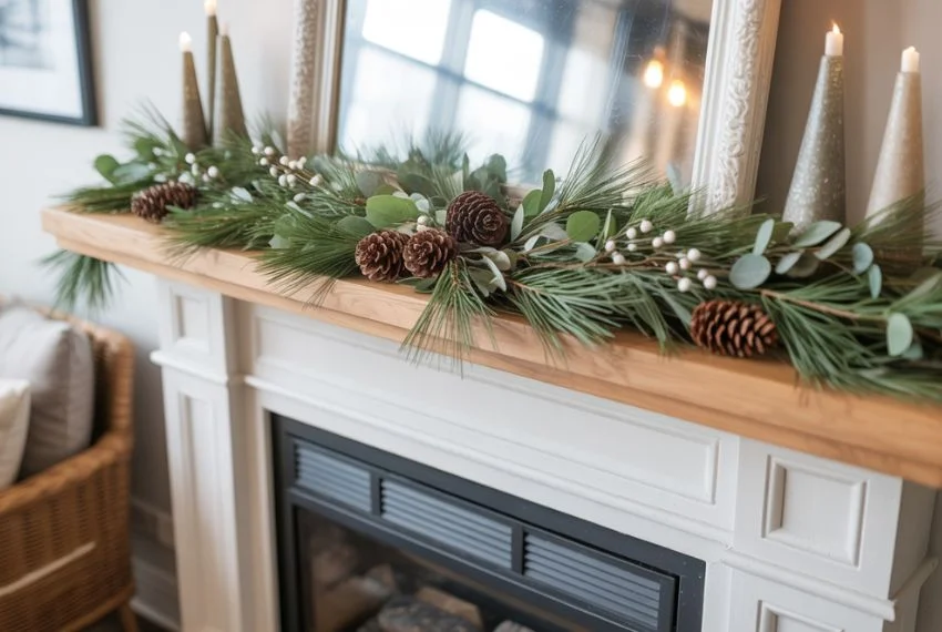 Layered Greenery for a Cozy Seasonal Base