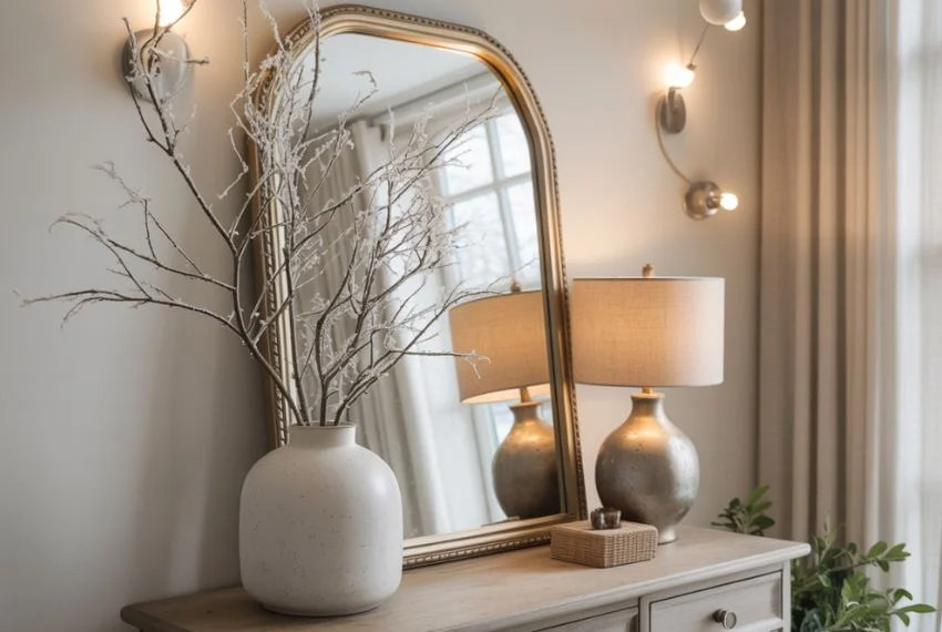 Incorporate Frosted Winter Accents