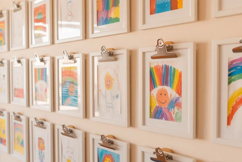 Kids’ Artwork Display Boards and Frames