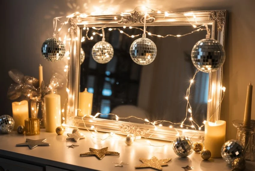 Use Reflective Decor to Make the Space Look Bigger