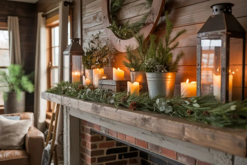 Rustic Winter Charm with Natural Details