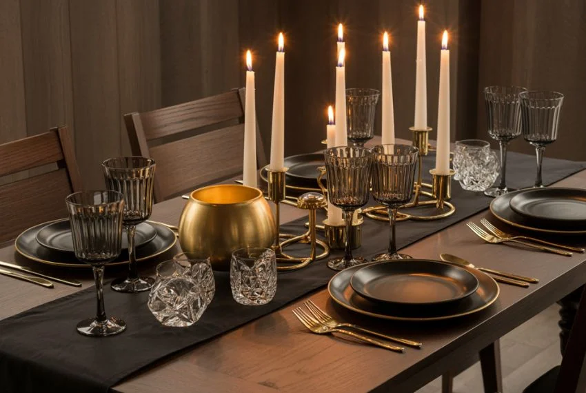 A Witch’s Table Classic Holiday Dining with Moonlit Charm