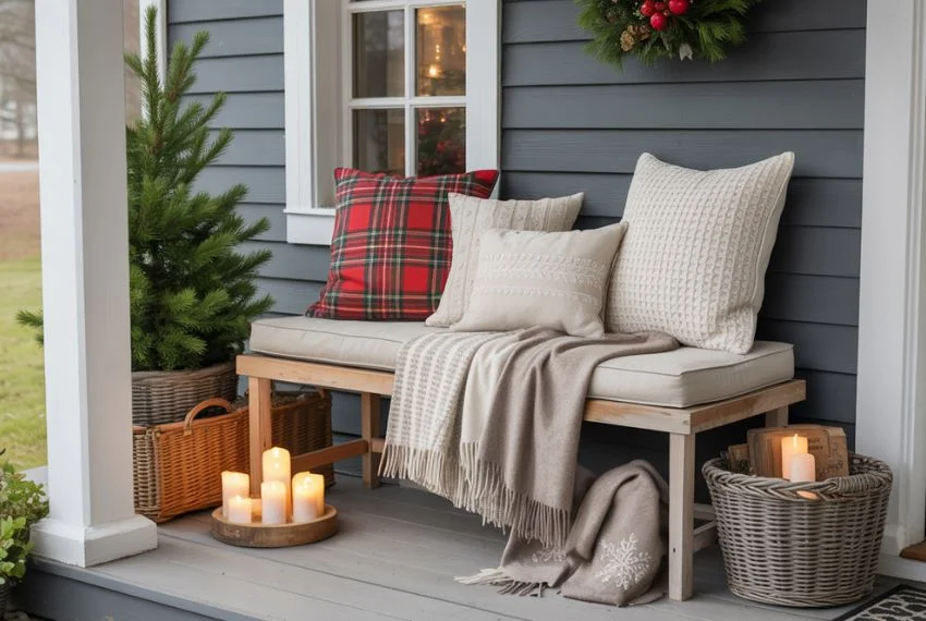 Add Cozy Seating & Winter Textures