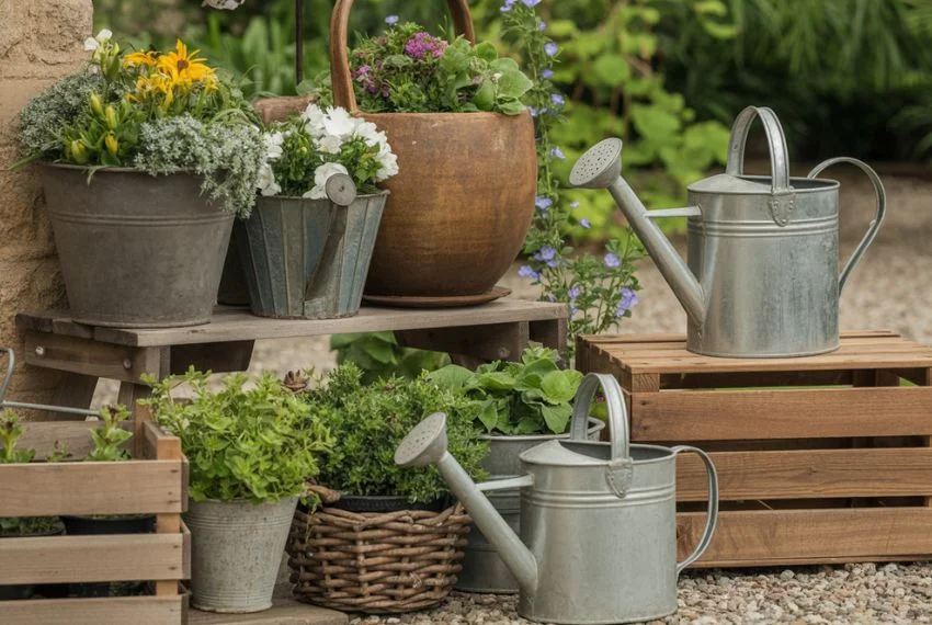 Antique Planters and Unique Containers