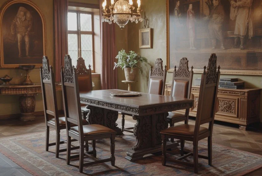 Antique Wood Furniture With Royal Character