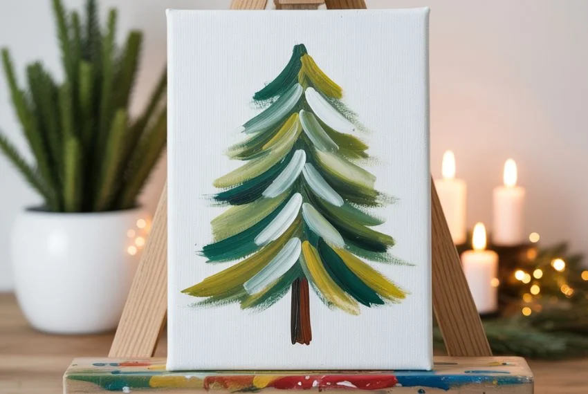Basic Christmas Trees Anyone Can Paint