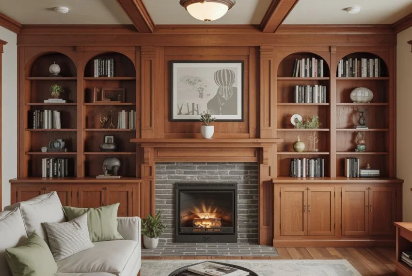 Built-In Cabinets and Shelving as a Signature Element