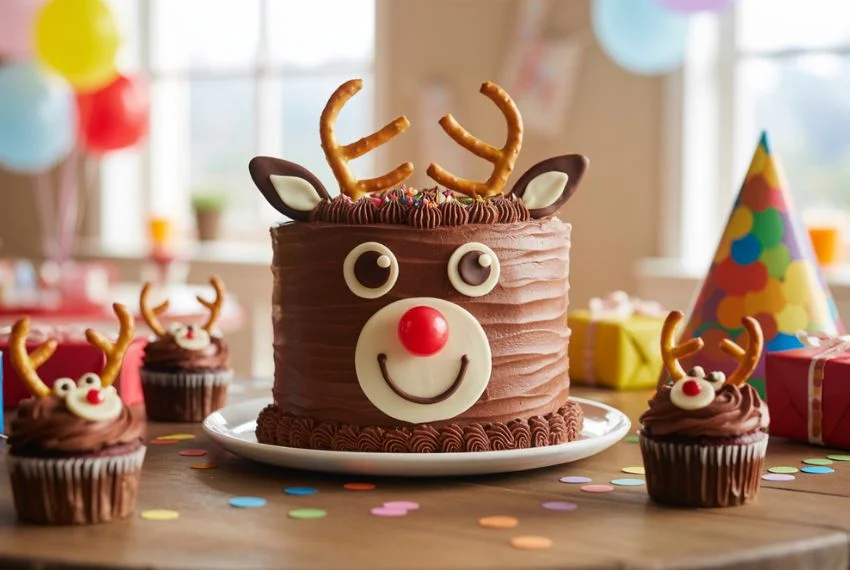 Chocolate Reindeer Cake