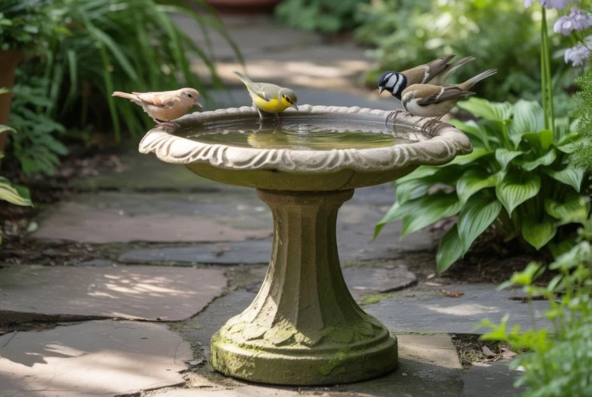 Classic Pedestal Bird Bath