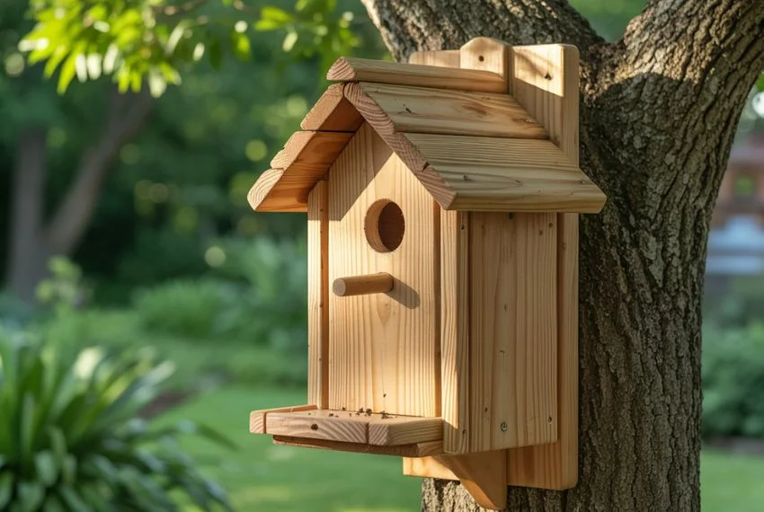 Classic Wooden Bird Houses