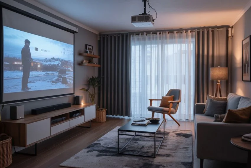 Compact Home Theatre Setup