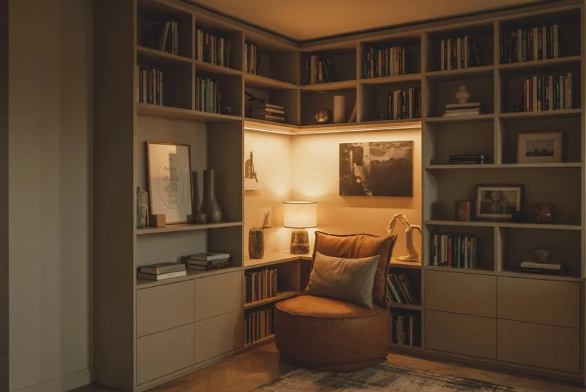 Cozy Reading Corners with Built-In Storage