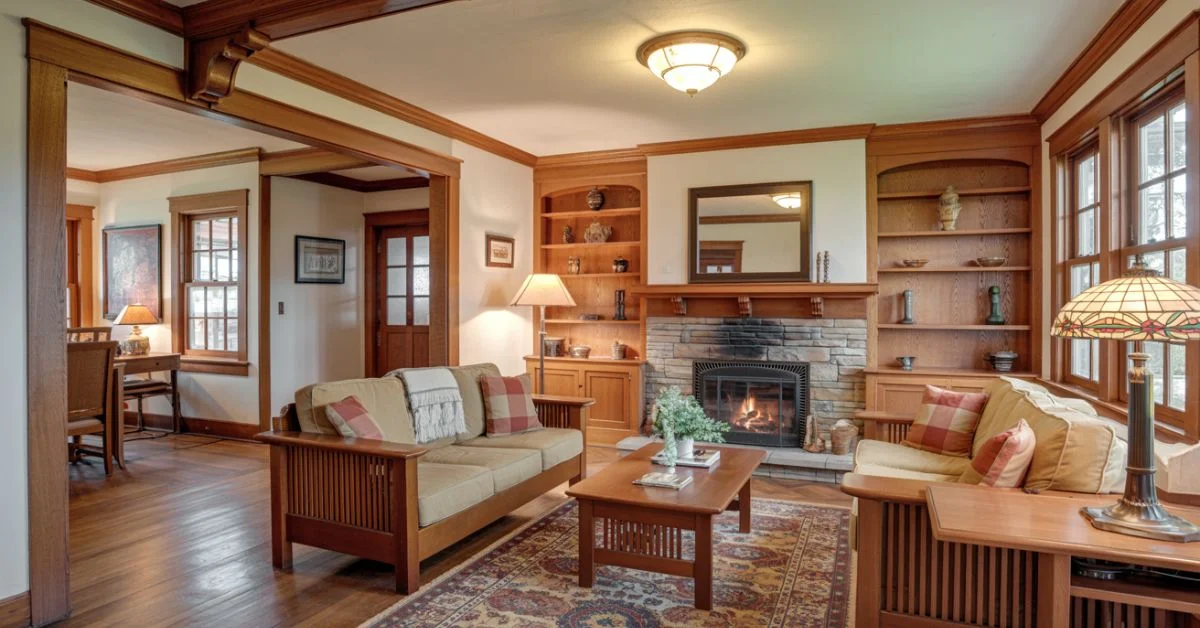 Craftsman Living Room Ideas Inspired By Authentic American Design - The ...