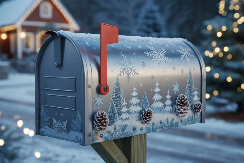 Winter Wonderland Theme mailbox