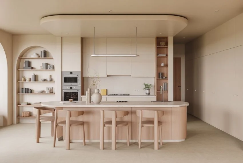 Curved and Rounded Peninsulas for Flow