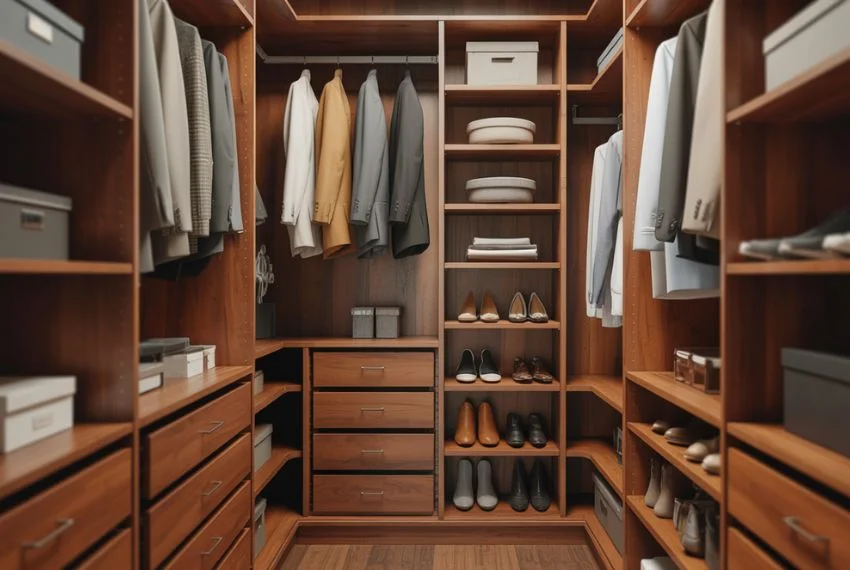 Custom Wood Closet Interiors for Better Organization