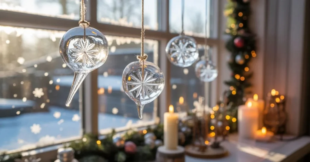 DIY Winter Ice Ornaments That Bring Frosty Elegance Indoors