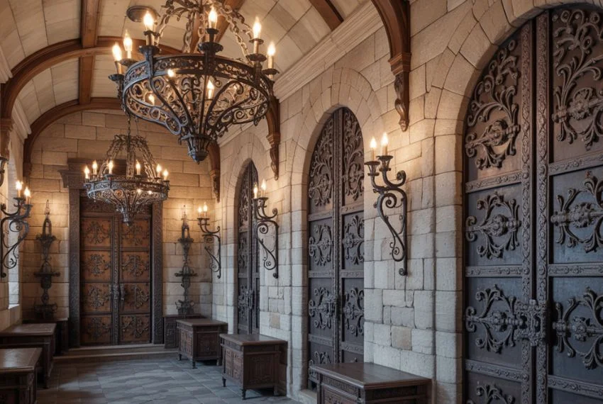 Decorative Metal Elements and Iron Accents