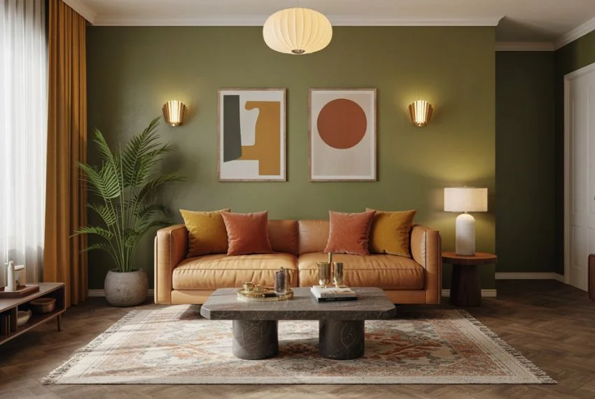 Earthy Colour Palettes Living Room