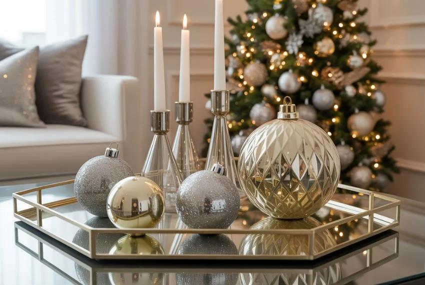 Elevate the Atmosphere With Reflective Metallic Accents