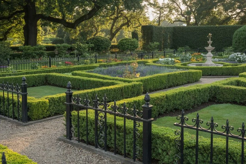 Enclosed Garden Spaces and Defined Borders