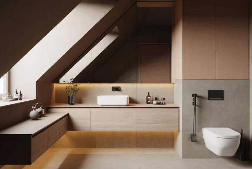 Floating Fixtures That Create Visual Space