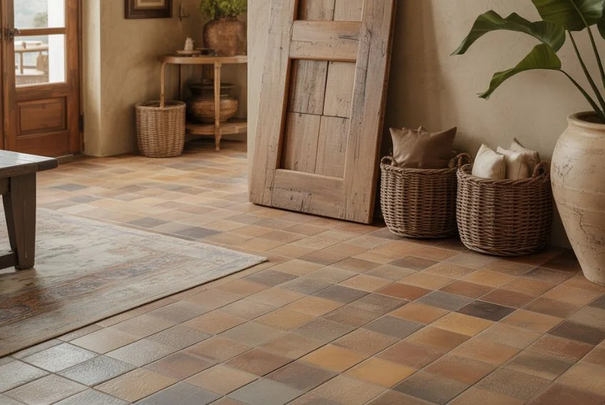 Flooring and Textures That Evoke Tuscany