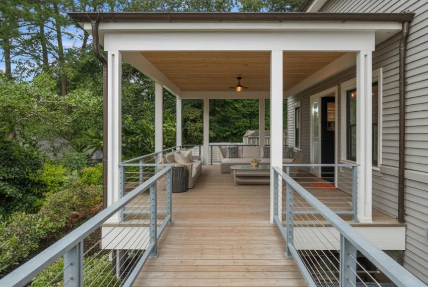Front Porch Cable Railings