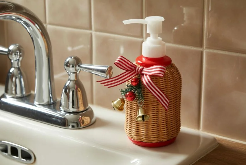 Holiday Soap Dispensers and Mason Jars