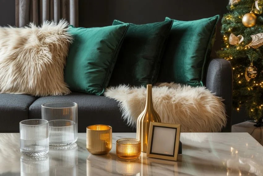 Incorporate High-End Textures for an Upscale Holiday Look