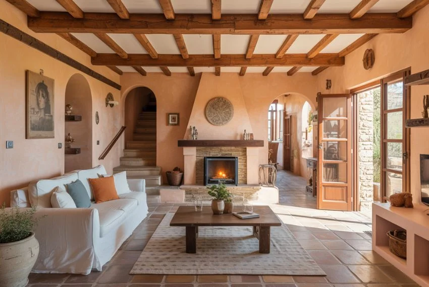 Key Features of Mediterranean Farmhouse Interiors