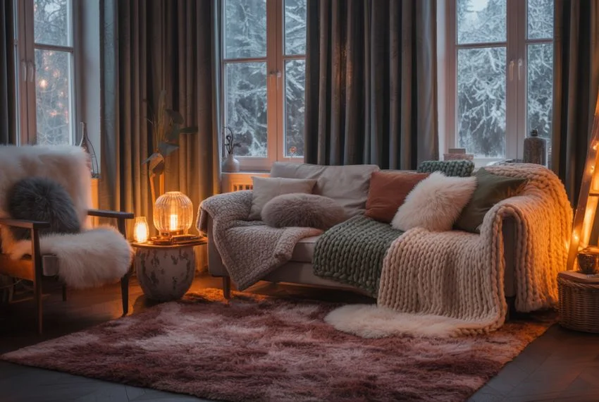 Layered Textures for Winter Warmth