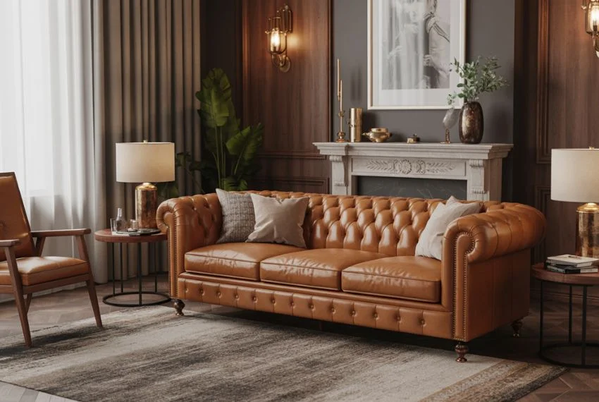 Leather Chesterfield Sofas Timeless and Elegant