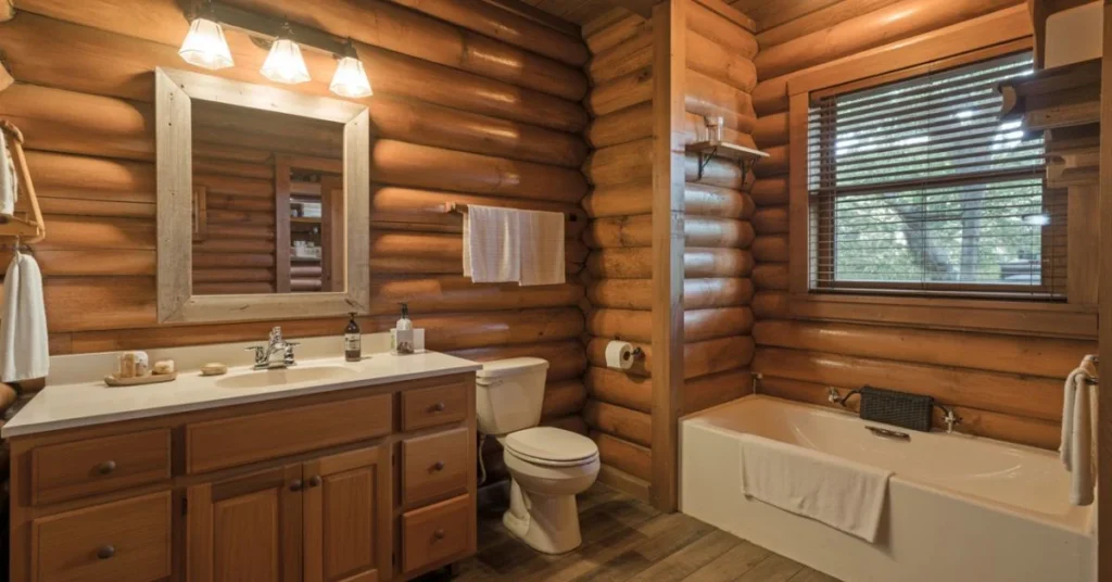 Log Cabin Bathroom Ideas for a Rustic Retreat